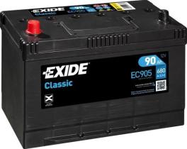 EXIDE EC905 - BATERIA EXIDE 90AH 680A (EN) + IZQUI