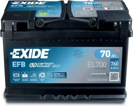  EL700 - BATERIA 12V 70AH 720A +D 278X175X19